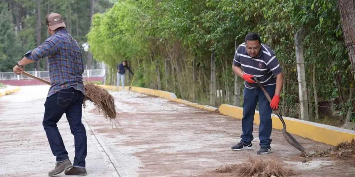 “Faena Comunitaria” mejoró espacios públicos en Zacamila, Huauchinango