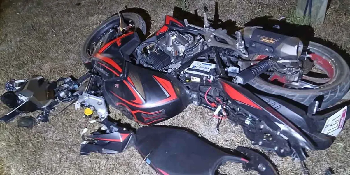 Motociclista de 15 años pierde la vida por falta de casco y exceso de velocidad en Serdán