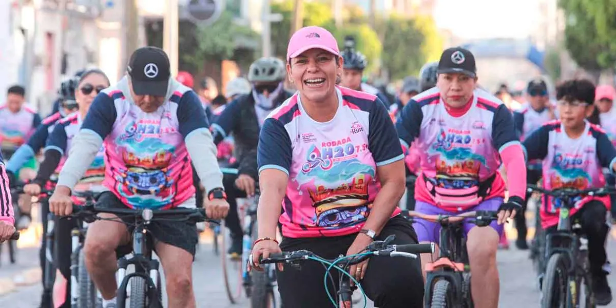 San Andrés Cholula celebra el Día Mundial del Agua con "Rodada H2O" 