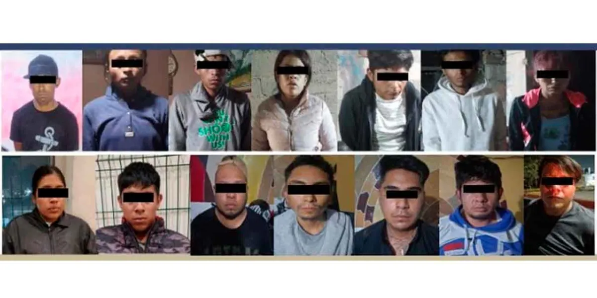 Desmantelan puntos de distribución de droga en Puebla, Coronango y Tlahuapan; hubo 14 detenidos 