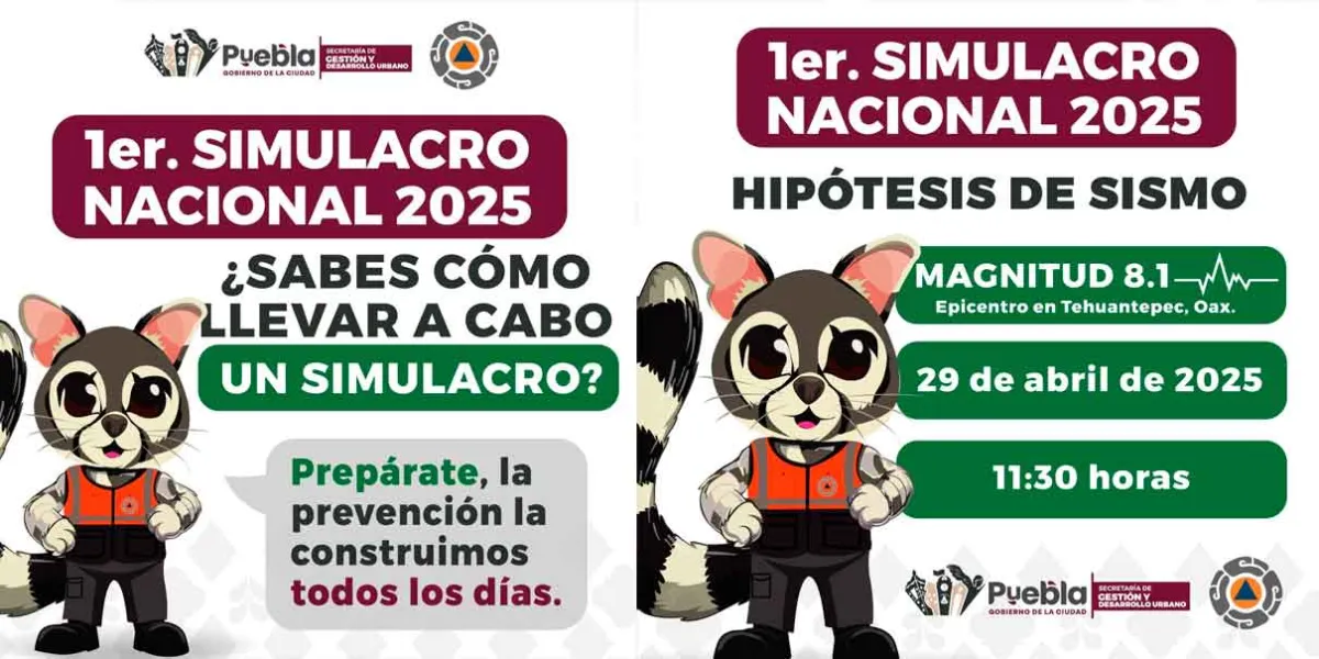 Gobierno de la Ciudad se sumará al 1er. Simulacro Nacional 2025