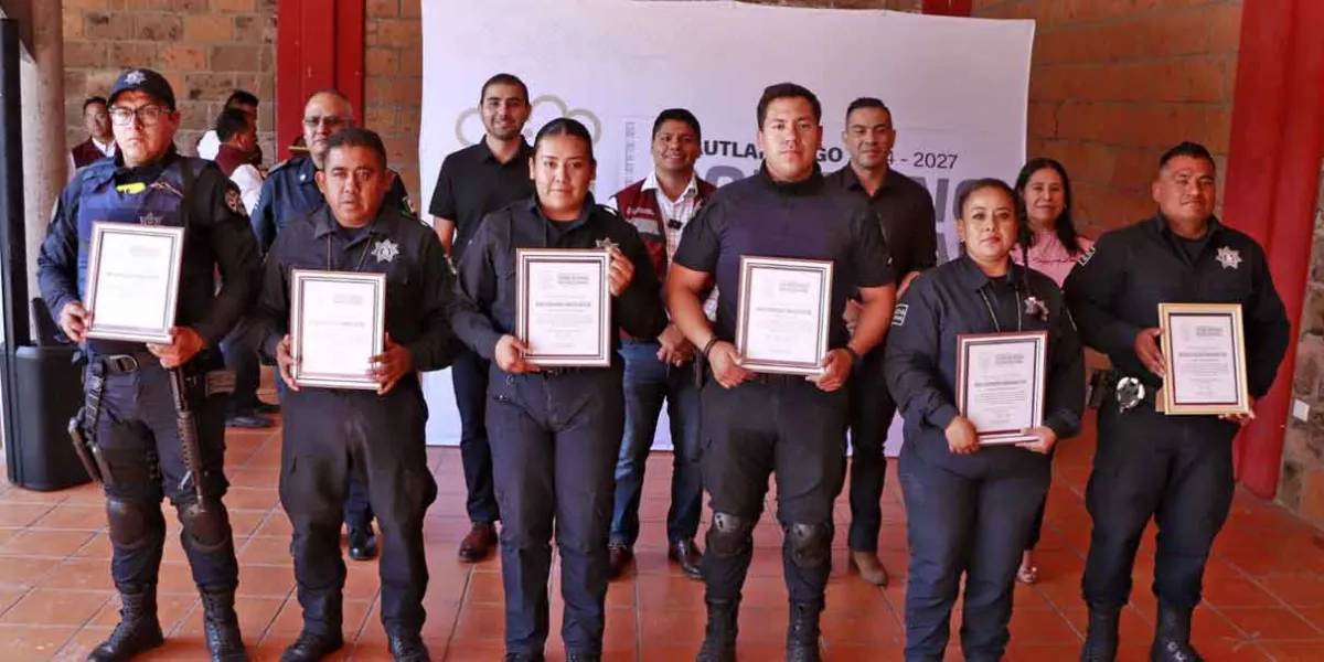Omar Muñoz reconoce labor de elementos policíacos que han destacado en sus funciones 