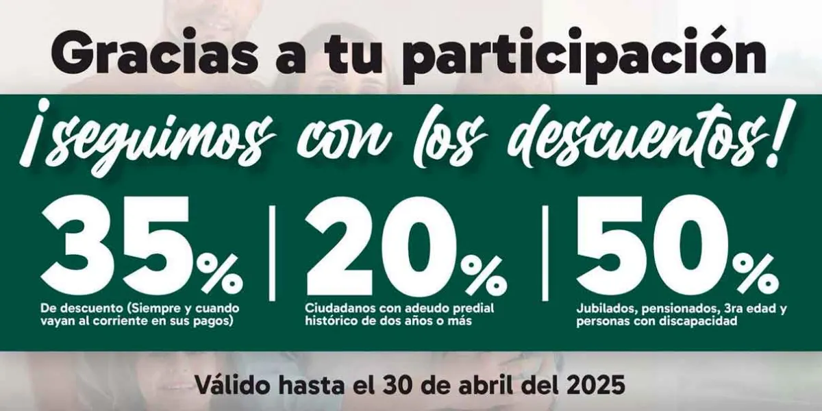 Huauchinango prolonga días para pagar predial con descuentos