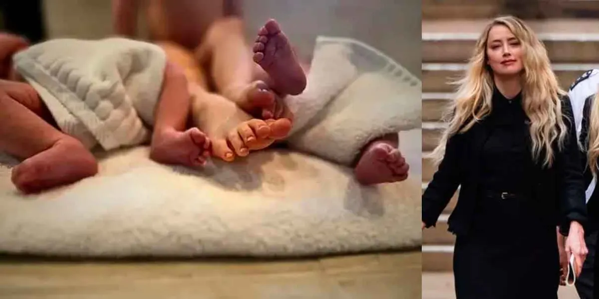 Amber Heard se convierte en madre de gemelos en el el Día de la Madre