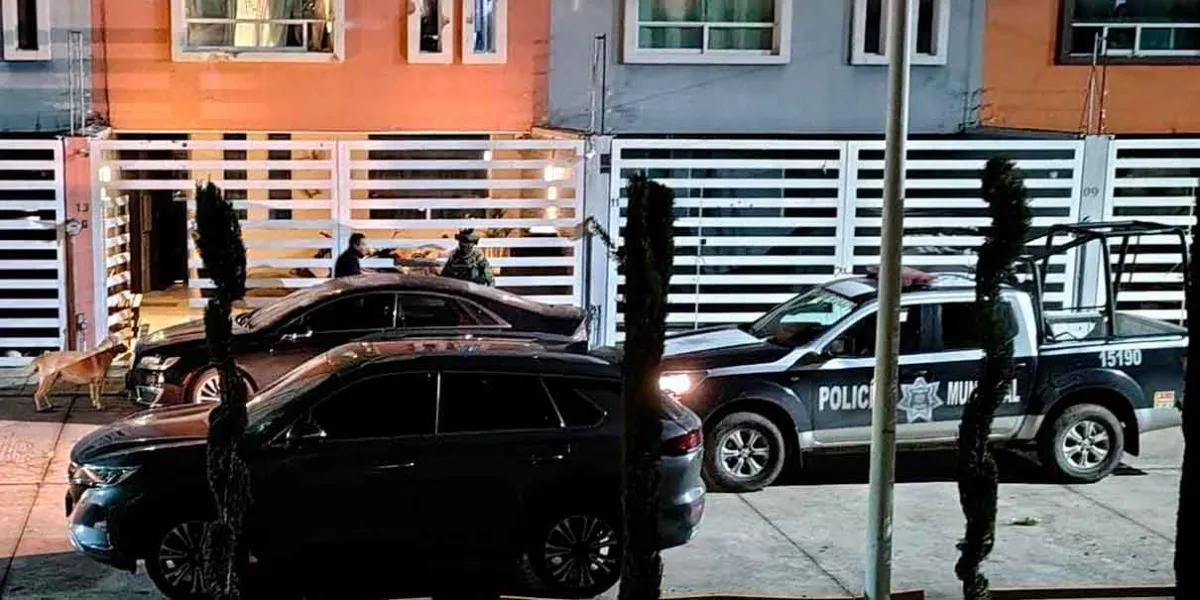 Grupo armado balea vivienda de Texmelucan y causa tensión 