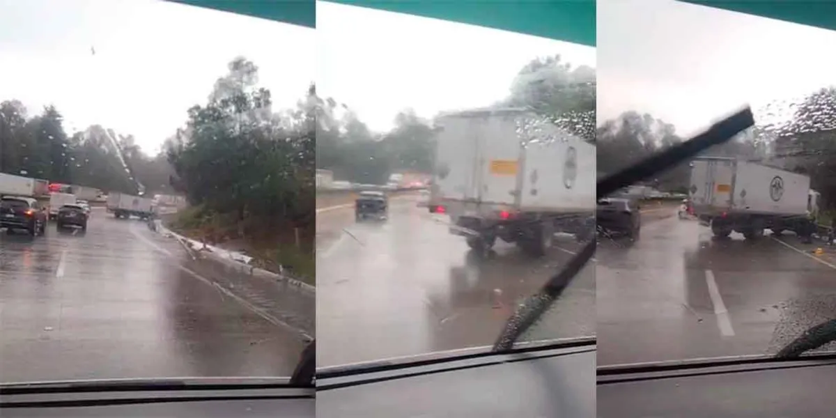 Impacto vehicular en la autopista México-Puebla: Autoridades atienden el percance