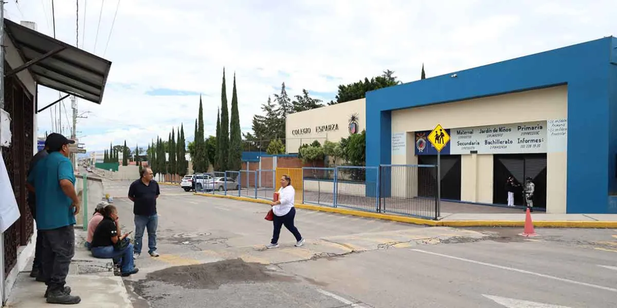  Movilización en Colegio Esparza fue un simulacro, no amenaza de bomba: Autoridades