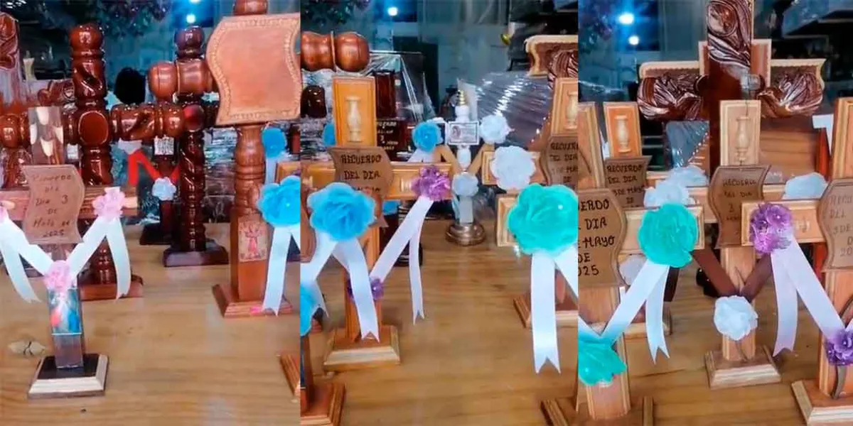 Comerciantes de Serdán se alistan para la venta de cruces del 3 de mayo