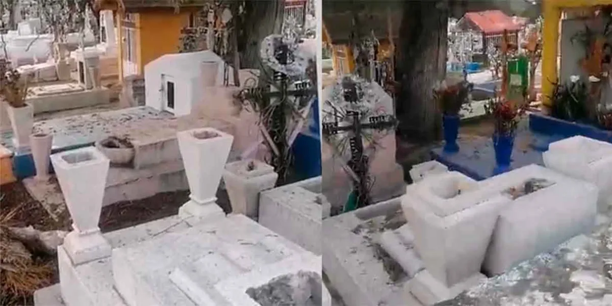 Avanza la limpieza de panteón municipal en Serdán por Día de las madres