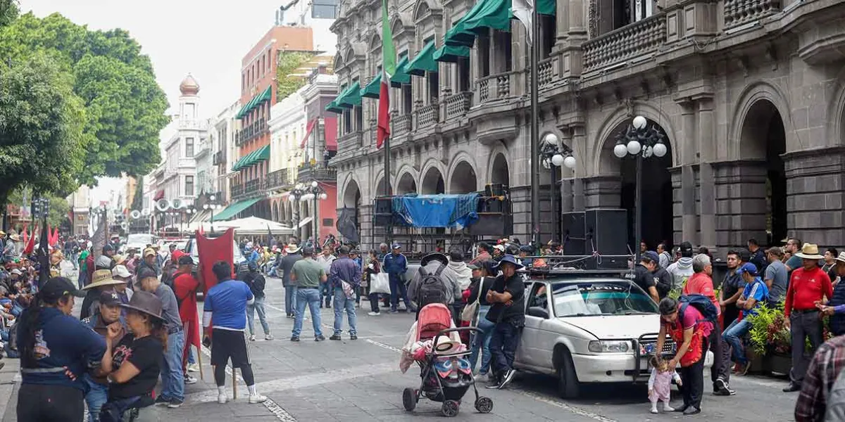UPVA “28 de Octubre” marcha en Puebla para exigir justicia por asesinato de Néstor Jesús Garduño