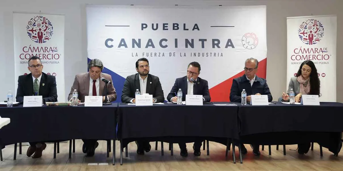 Canacintra y Canaco anuncian diplomado en comercio exterior y aduanas; Impulsarán sectores en Puebla