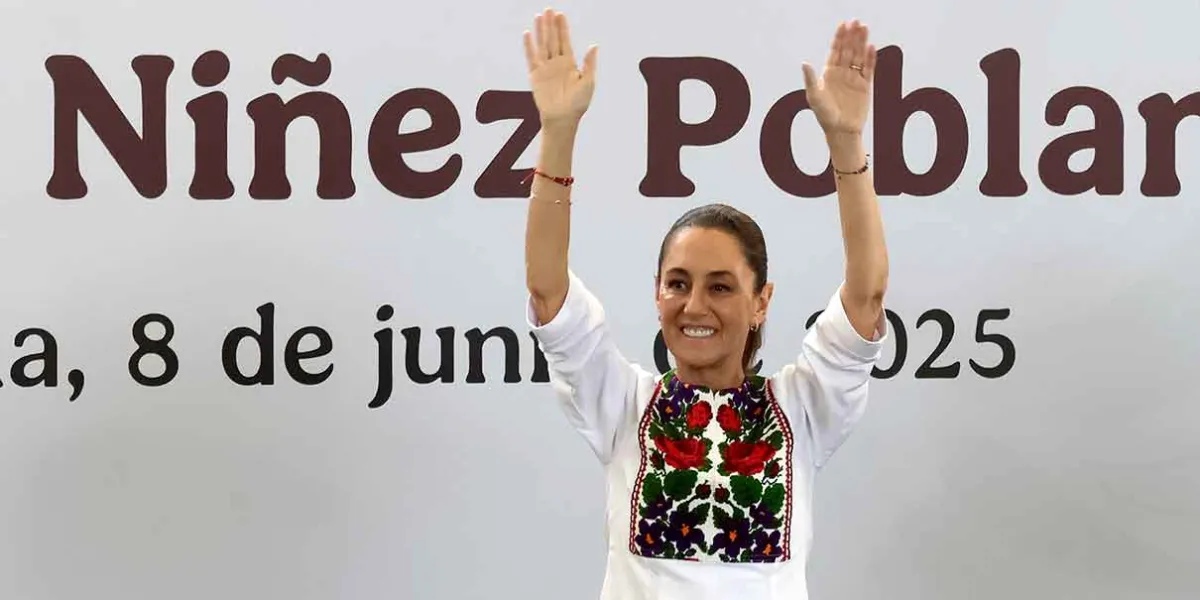 Sheinbaum en Puebla; un día de protestas y controversias