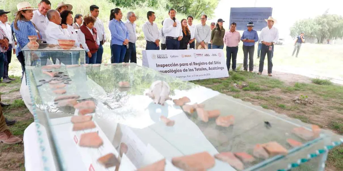 Los Teteles: el gobernador Armenta impulsa el rescate arqueológico y turístico de Acatzingo