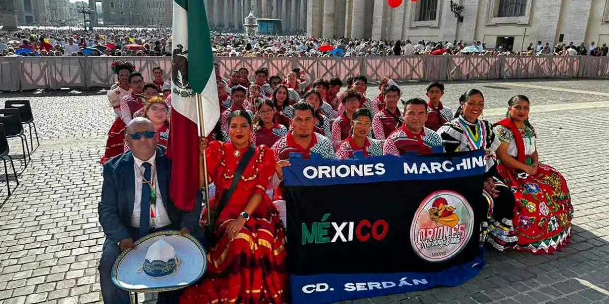 Oriones Marching Band hace historia en el Vaticano como la primera banda mexicana en audiencia papal
