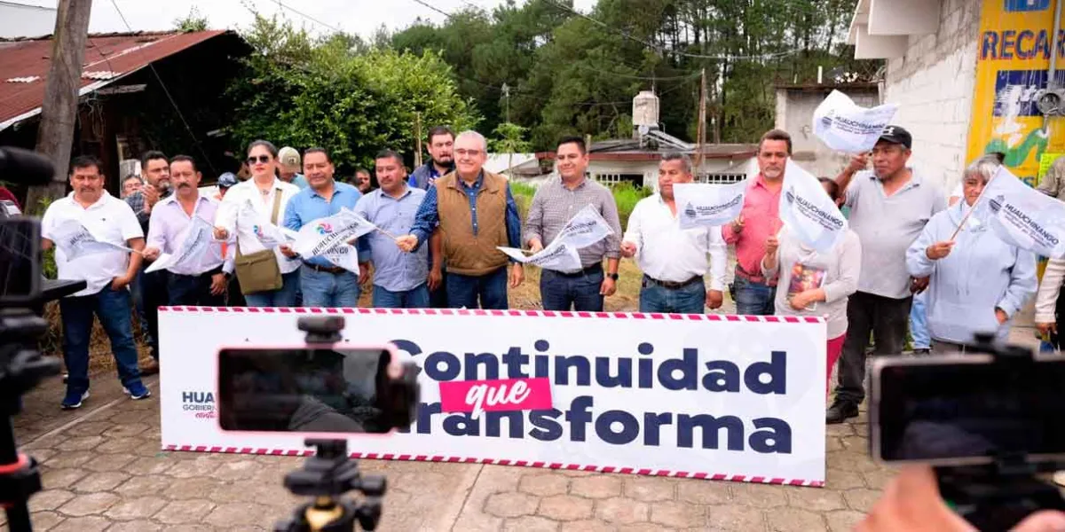 Arrancan obras sanitarias en Tenango de las Flores, Huauchinango
