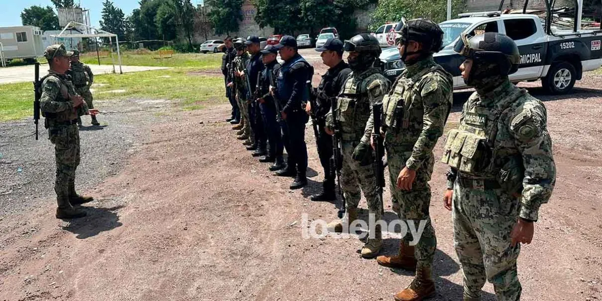 Texmelucan capacita a su policía en técnicas de emboscadas y contra emboscadas