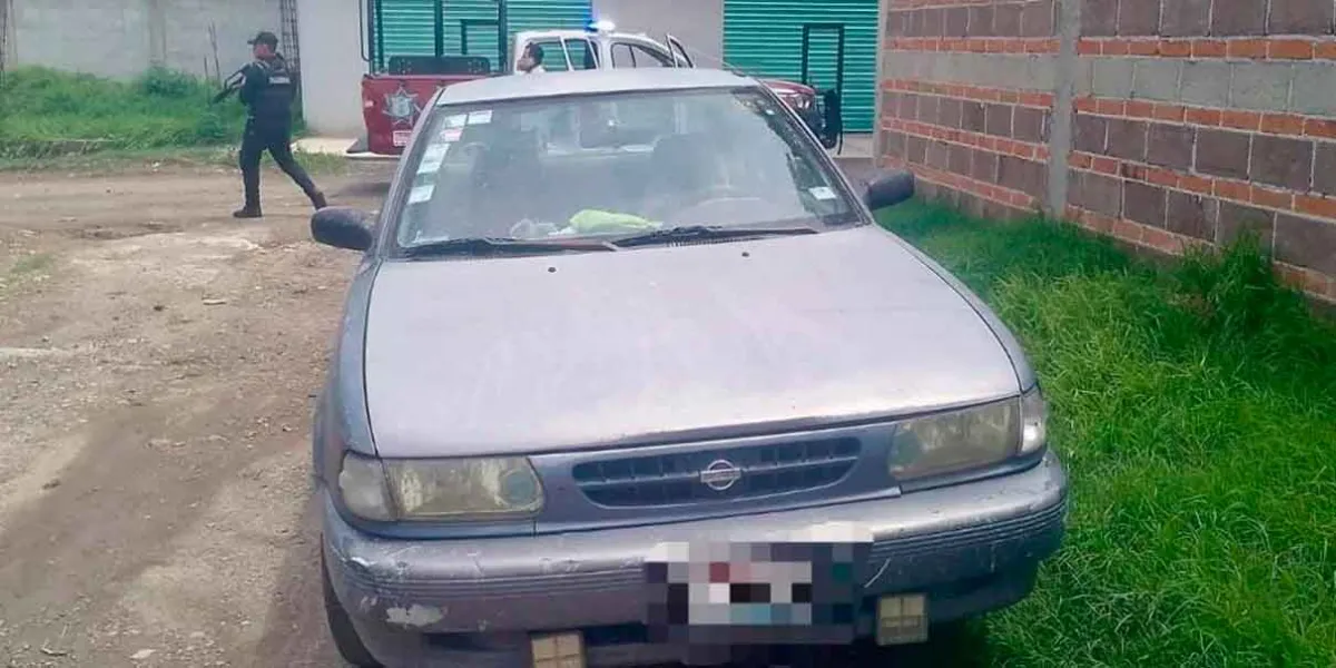 Recuperan vehículo robado en operativo policial en San Martín Texmelucan