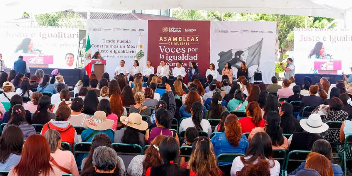 “Es tiempo de mujeres”: Citlalli Hernández encabeza asamblea contra la violencia en Coronango