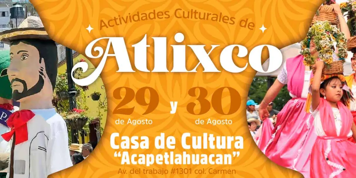 Preparan en Atlixco gran clausura de talleres y actividades culturales