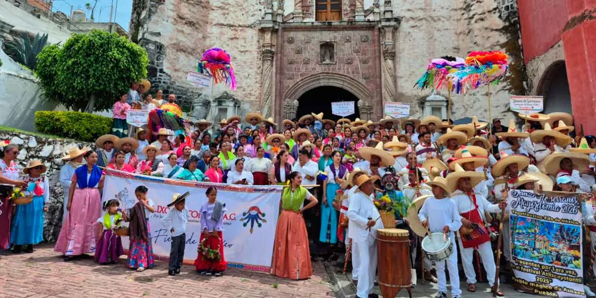 Color, música y tradición: Atlixco vive el convite del Atlixcayotontli