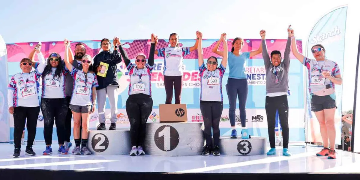 Lupita Cuautle impulsa deporte con la carrera “Corre por las Juventudes 2025” en San Andrés Cholula