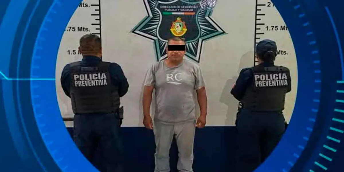 Atlixco: detenido un hombre por dañar un vehículo en Solares Grandes