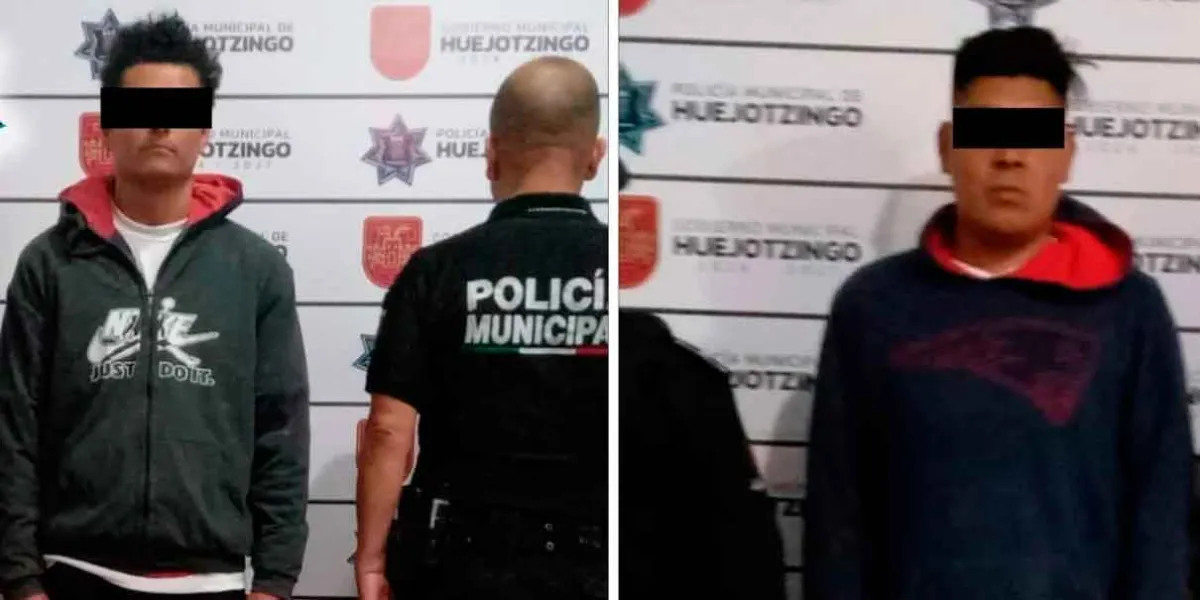 Detienen a sujetos, recuperan autos robados y decomisan droga en Huejotzingo