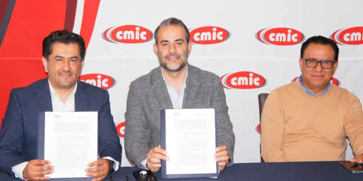 CMIC Puebla firma convenio con Abastecedora del Centro para fortalecer la construcción