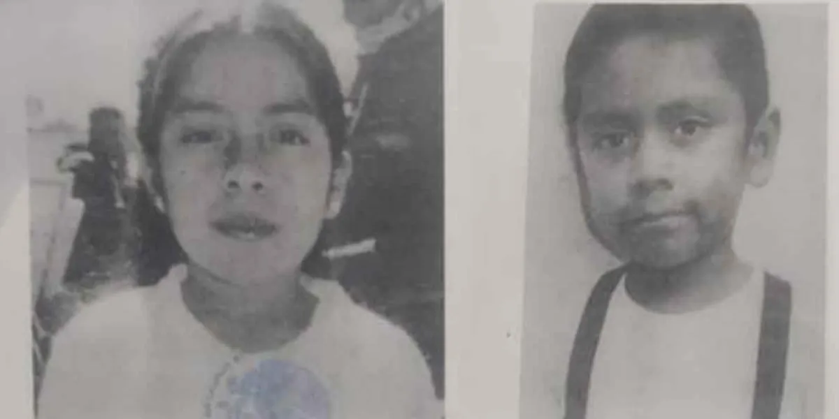 Buscan a Allison y Mateo, hermanos desaparecidos en Puebla
