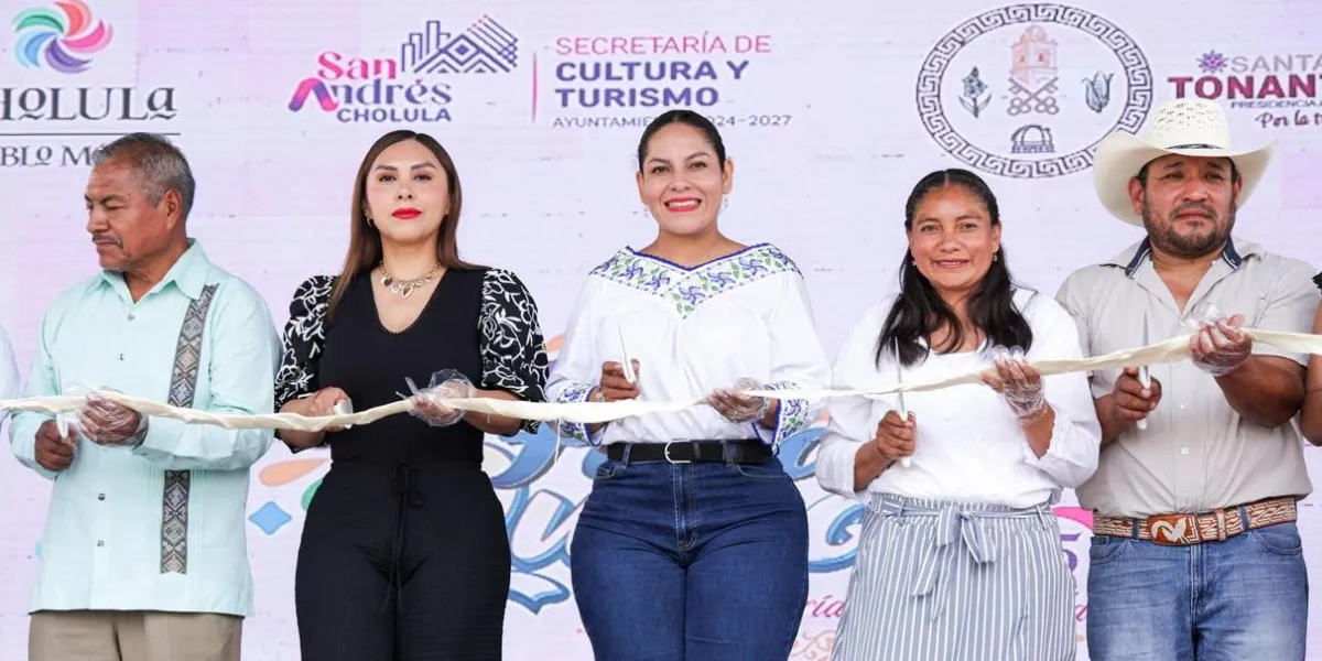 Inició la Feria del Queso en Santa María Tonantzintla
