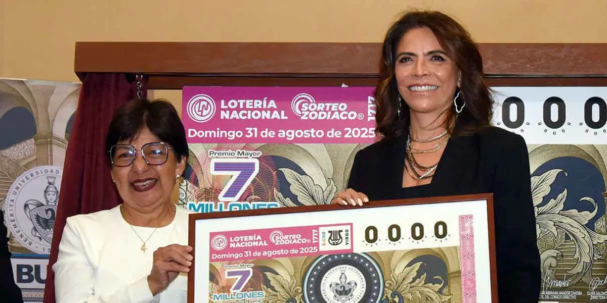 Lotería Nacional celebra el bicentenario del Colegio del Estado con billete conmemorativo