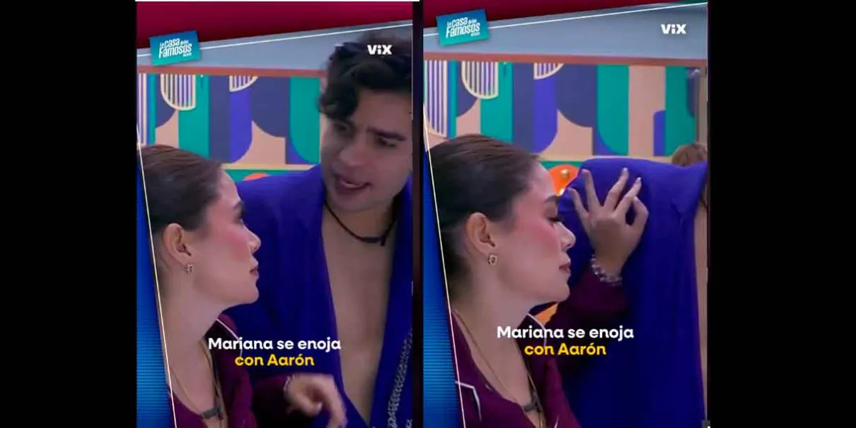 Mariana Botas enfrenta a Aarón Mercury por broma en La Casa de los Famosos México 2025