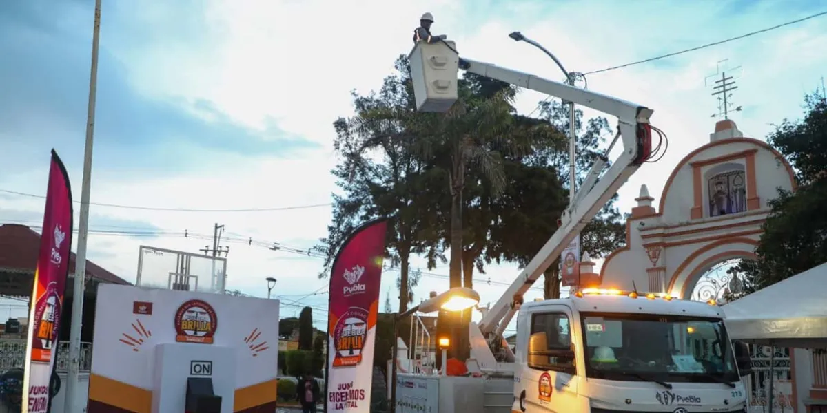Puebla Brilla: Chedraui lleva luz y seguridad a San Pedro Zacachimalpa