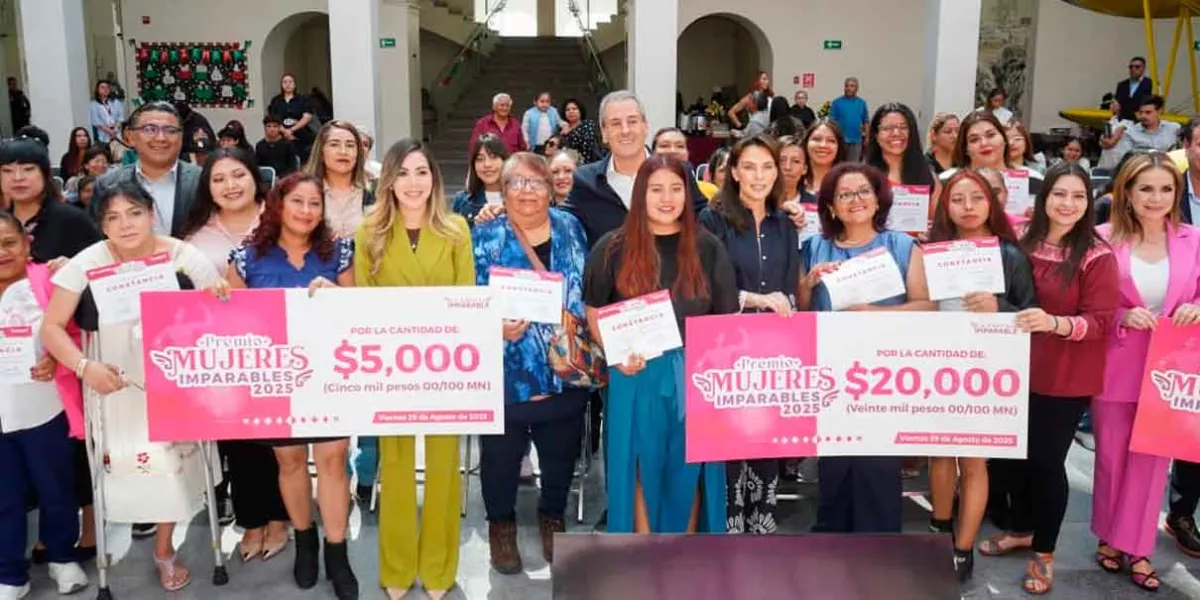 Puebla capital reconoce a mujeres emprendedoras con el Premio Mujeres Imparables