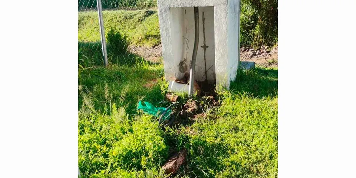 Robo en pozo 3 de Texmelucan deja sin agua a ocho colonias