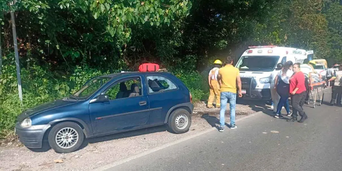 Un lesionado dejó un choque en la Sierra Norte