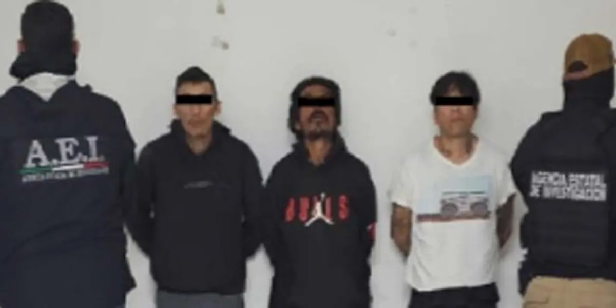 Detienen en Puebla a tres hombres ligados a cuerpo entambado en San Antonio