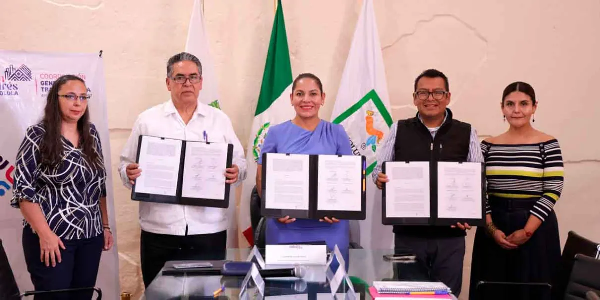 San Andrés Cholula firma convenio con el INE para atender resultados de la Consulta Infantil y Juvenil 2024