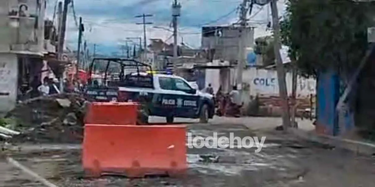 Hombre es asesinado a balazos en Santa María Moyotzingo, Texmelucan
