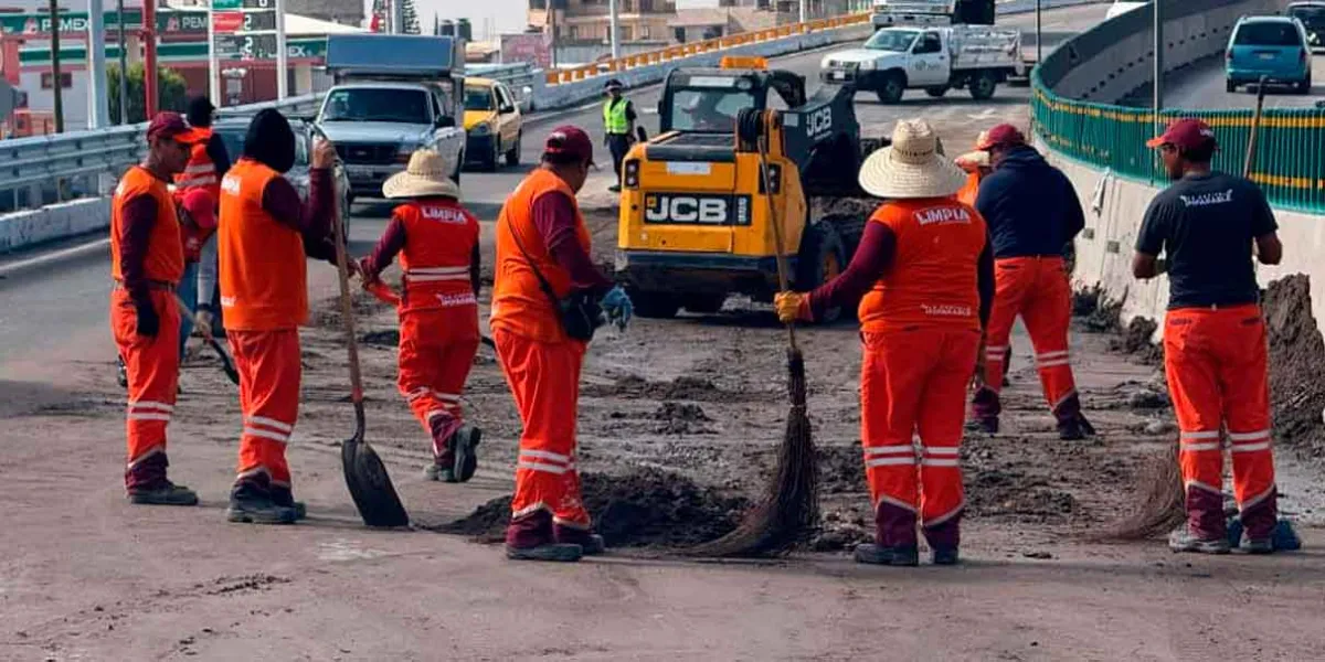 Refuerza OOSL acciones de limpia en la Central de Abasto por temporada de lluvias