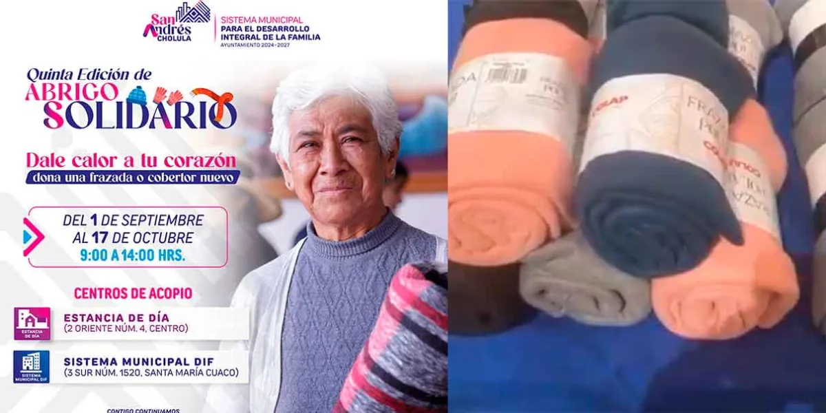 Lupita Cuautle impulsa la quinta edición del programa “Abrigo Solidario” en San Andrés Cholula