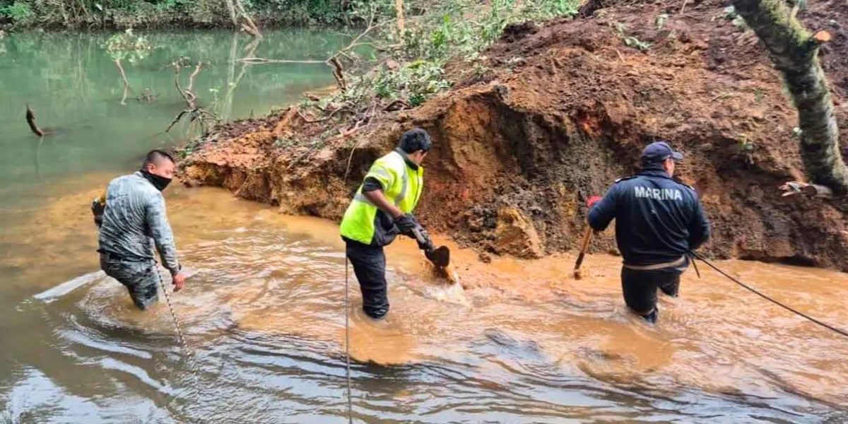 Bajó el peligro de inundación para la localidad de Puga, en Huauchinango