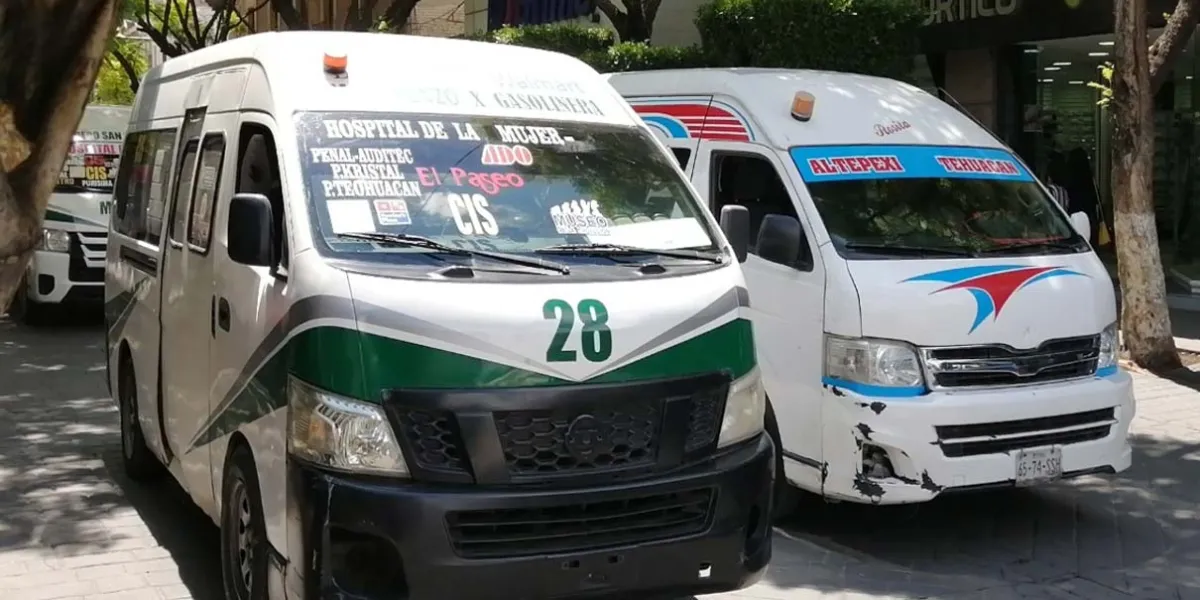 Calles vacías en Tehuacán: transporte público se paraliza por operativos de Movilidad