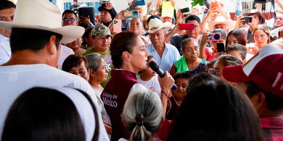“Nada quedará sin arreglo” tras inundaciones, asegura Sheinbaum