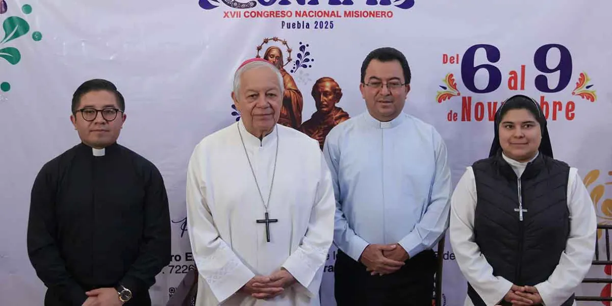 Puebla será sede del XVII Congreso Nacional Misionero 2025: “Discípulos Misioneros, Peregrinos de Esperanza”