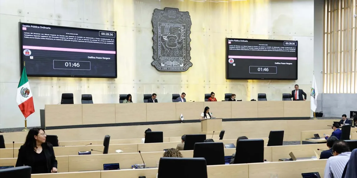 Congelan la propuesta de fuero en el Congreso de Puebla