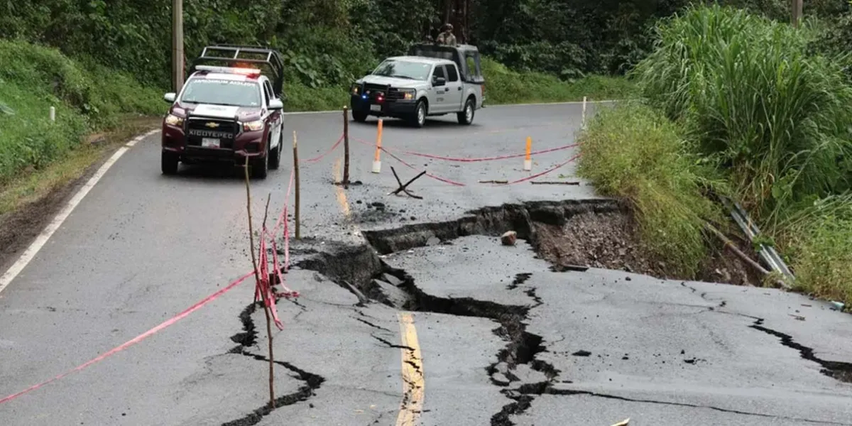 Continúan 112 localidades incomunicadas por lluvias en Puebla, Hidalgo y Veracruz