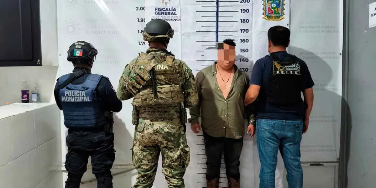 Aseguran a presunto secuestrador en operativo conjunto en San Rafael Tlanalapan