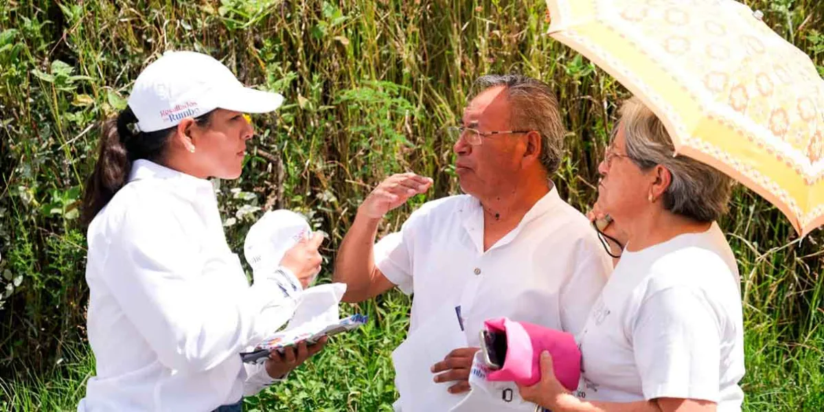 Lupita Cuautle refuerza cercanía con ciudadanos de San Andrés Cholula mediante recorridos comunitarios