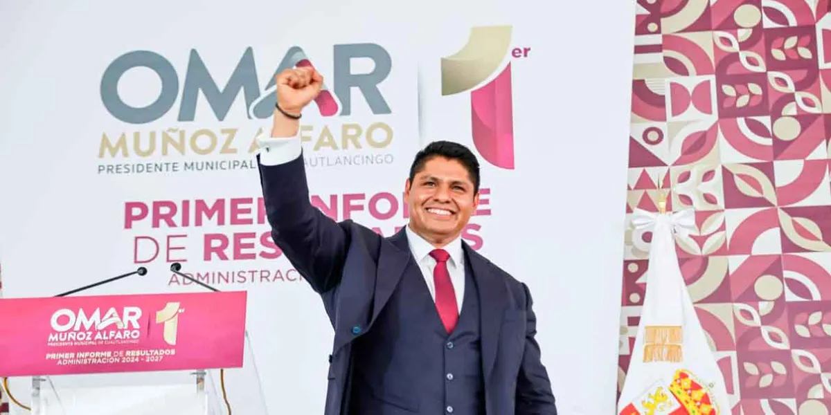 Omar Muñoz rinde Primer Informe de Resultados arropado por el pueblo de Cuautlancingo
